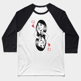 Queen of Hearts Baseball T-Shirt